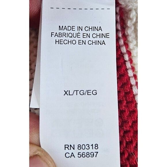 LUCKY BRAND Ombre Sweater Shell Women's XL Sleeveless Striped Knit Tank - Picture 9 of 12